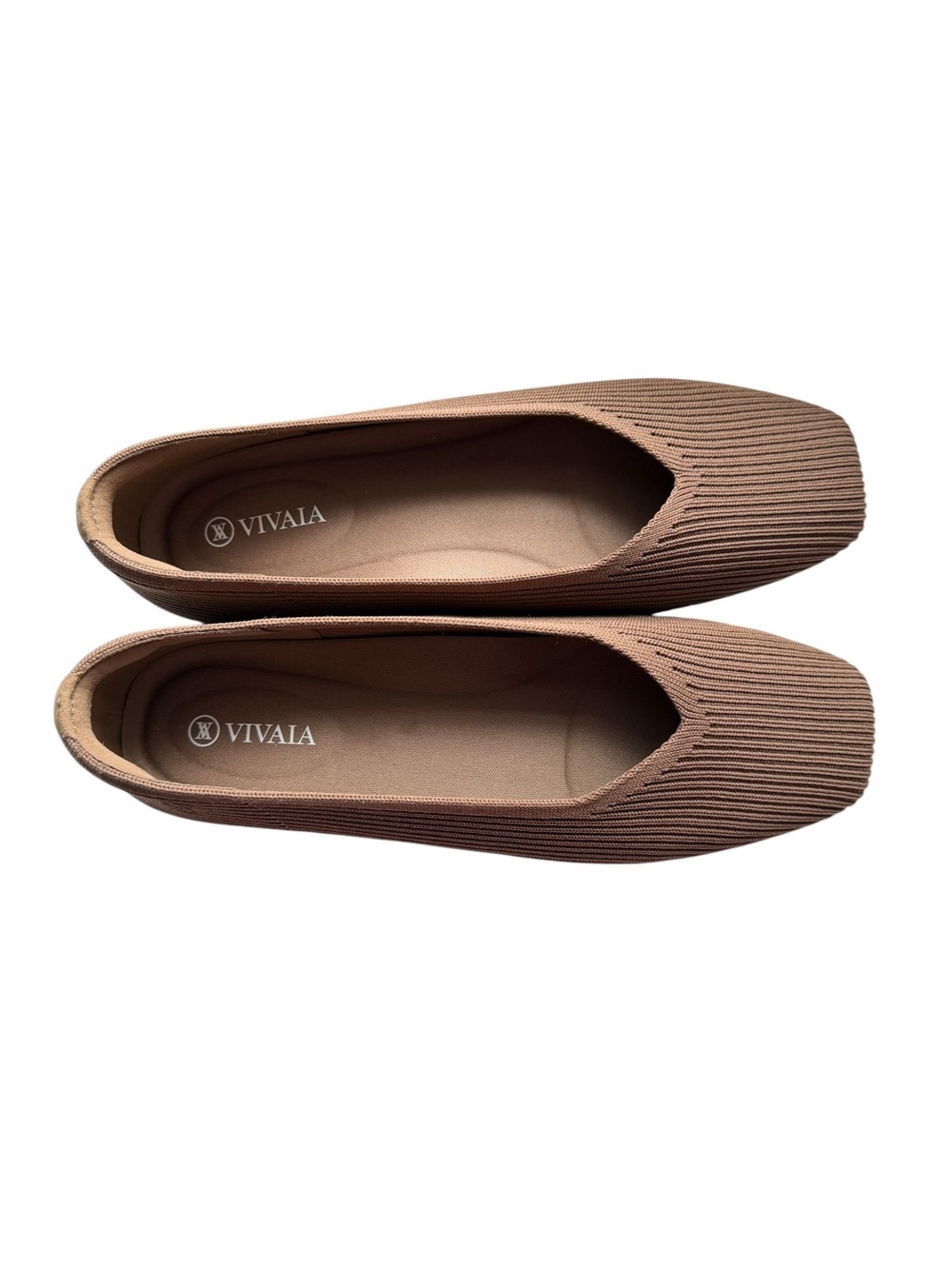 Vivaia Square-Toe V-Cut Flats (Margot 2.0). Espresso. Size 7.5 (38.5). NIB - Picture 5 of 8